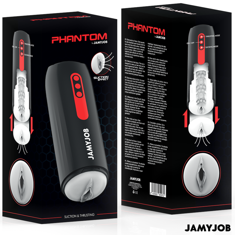 JAMYJOB - PHANTOM AUTOMATIC VAGINA MASTURBATOR 5 SUCTION AND THRUST MODES - Image 7