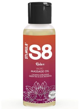 STIMUL8 - S8 RELAX GREEN TEA MASSAGE OIL 125 ML