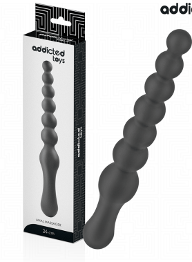 ADDICTED TOYS - DOUBLE ANAL MASSAGER SILICONE 24 CM