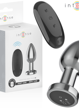 INTENSE - ANAL PLUG 10 VIBRATIONS METAL WITH REMOTE CONTROL M