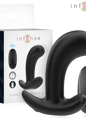 INTENSE - CHANDLER ANAL PLUG 10 VIBRATIONS BLACK REMOTE CONTROL