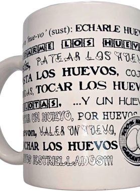 DIABLO PICANTE - WHITE MUG WITH BALLS SYNONYMS 370 ML