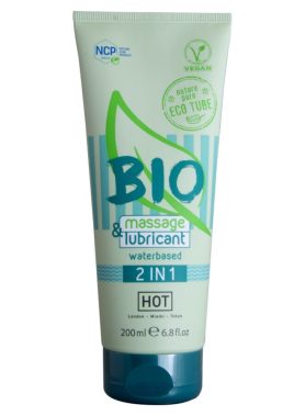 HOT - BIO MASSAGE & LUBRICANT WATERBASED 2 IN 1 200 ML