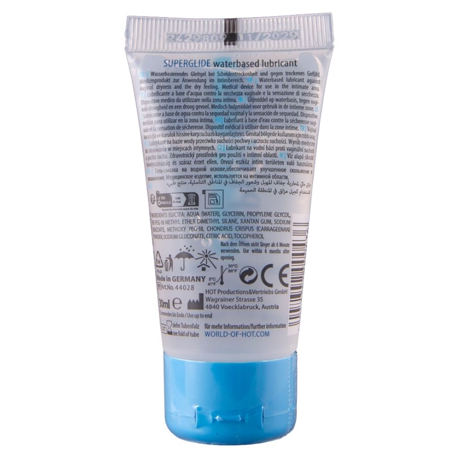 HOT - SUPERGLIDE LIQUID PLEASURE WATERBASED LUBRICANT 30 ML - Image 2