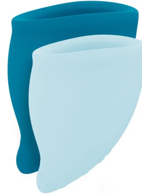 FUN FACTORY - FUN MENSTRUAL CUP KIT TURQUOISE