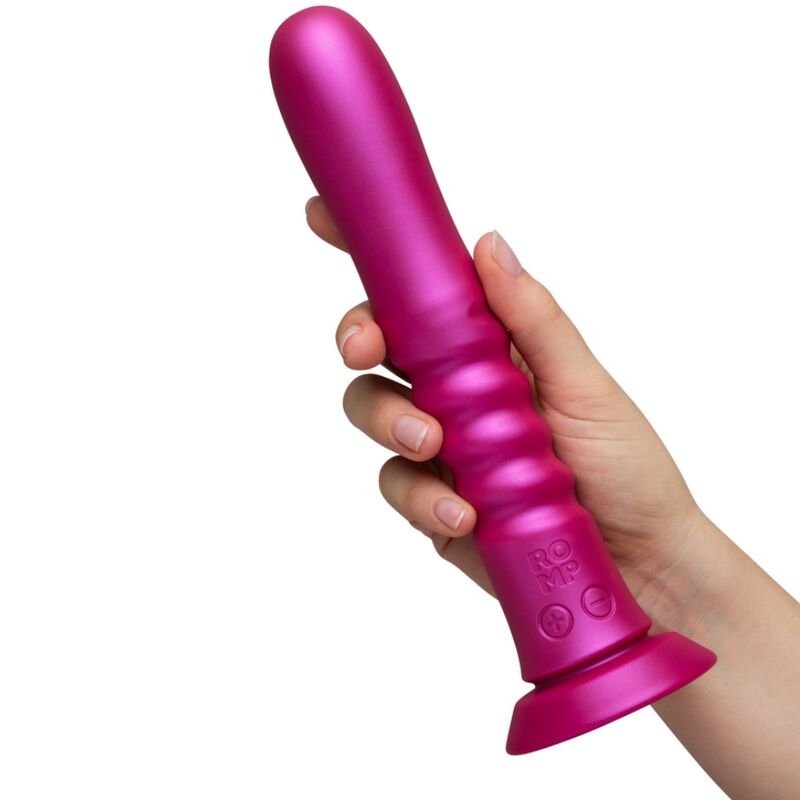 ROMP - JIGGLE UP AND DOWN VIBRATOR WITH PINK SUCTION CUP - Image 3