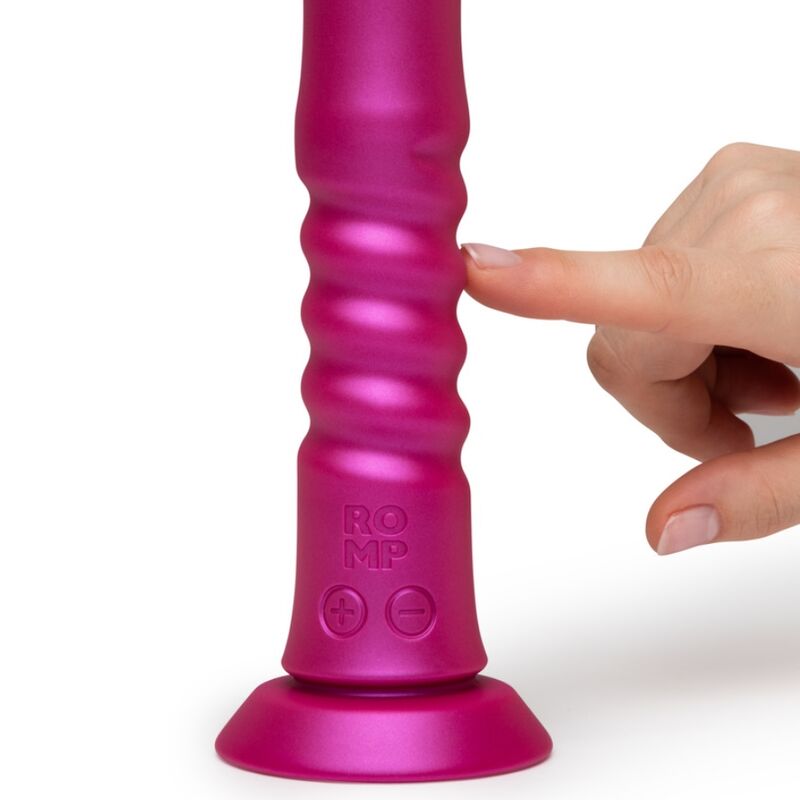 ROMP - JIGGLE UP AND DOWN VIBRATOR WITH PINK SUCTION CUP - Image 5