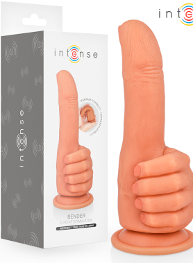INTENSE - BENDER G-SPOT STIMULATOR FLEXIBLE HAND 11.3 CM