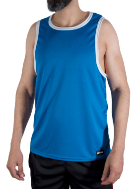 MACHO - CMV002 BLUE GYM T-SHIRT L/XL