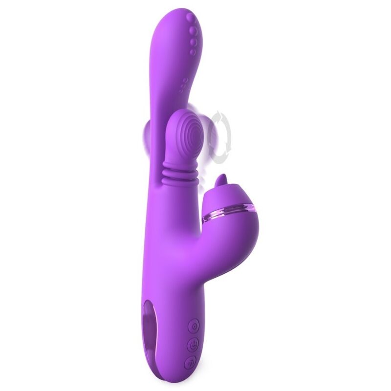 FANTASY FOR HER - INTIMOTION PULSE PRO VIBE RABBIT VIBRATOR PURPLE - Image 3