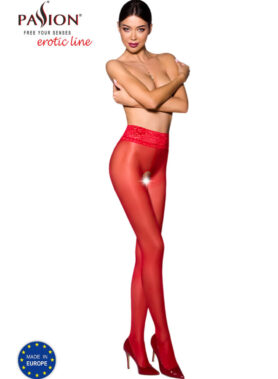 PASSION - TIOPEN 008 RED TIGHTS 3/4 30 DEN