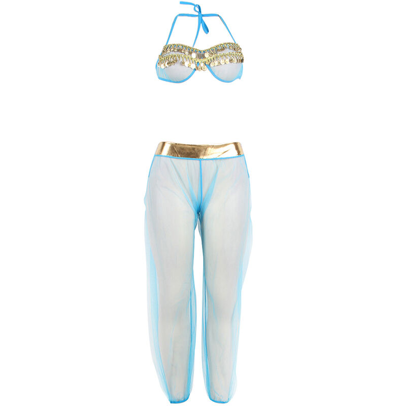 SUBBLIME - INDIA STYLE BLUE LINGERIE SET L/XL - Image 4