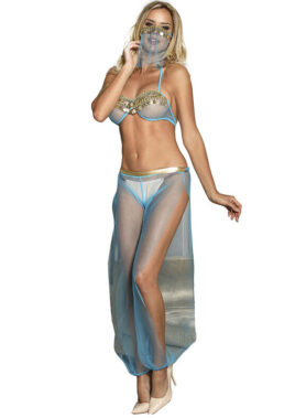 SUBBLIME - INDIA STYLE BLUE LINGERIE SET L/XL