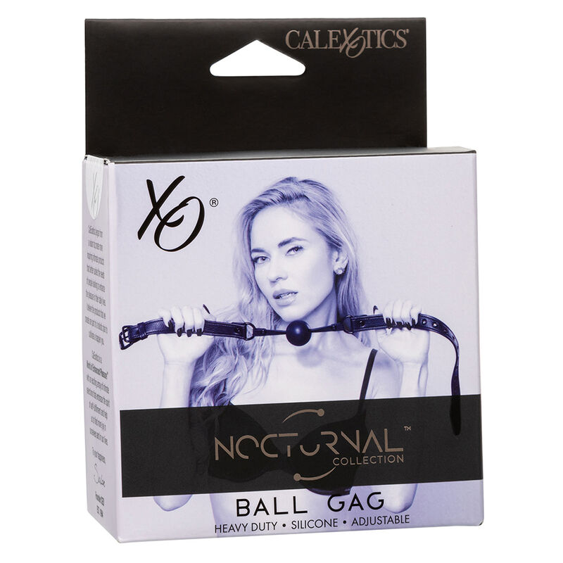 CALEXOTICS - NOCTURNAL BALL GAG SILICONE BLACK - Image 7