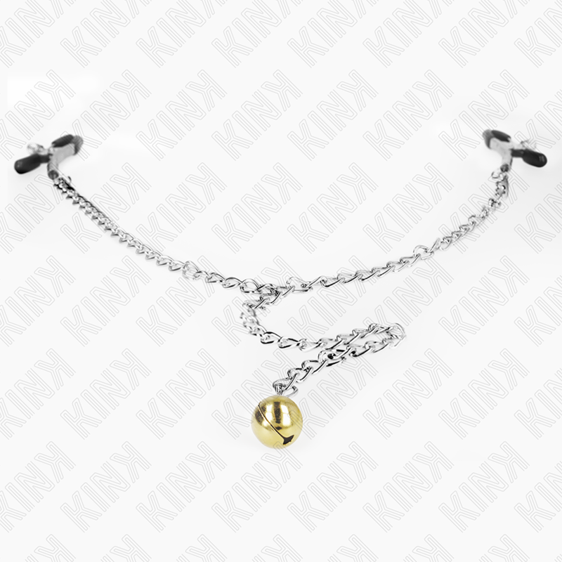 KINK - CHAIN NIPPLE CLAMPS WITH BELL 30 CM - Image 3