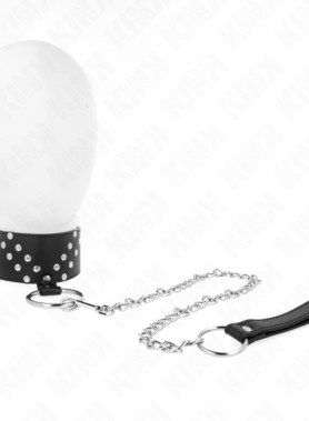 KINK - NECKLACE WITH BELT 65 CM WITH V RIVET ADJUSTABLE 36-43 CM X 5 CM