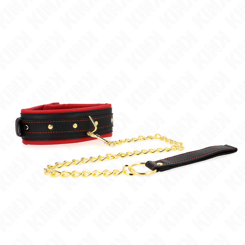 KINK - COLLAR WITH PLAIN FABRIC LEASH ADJUSTABLE 33-48 CM X 5.7 CM - Image 4