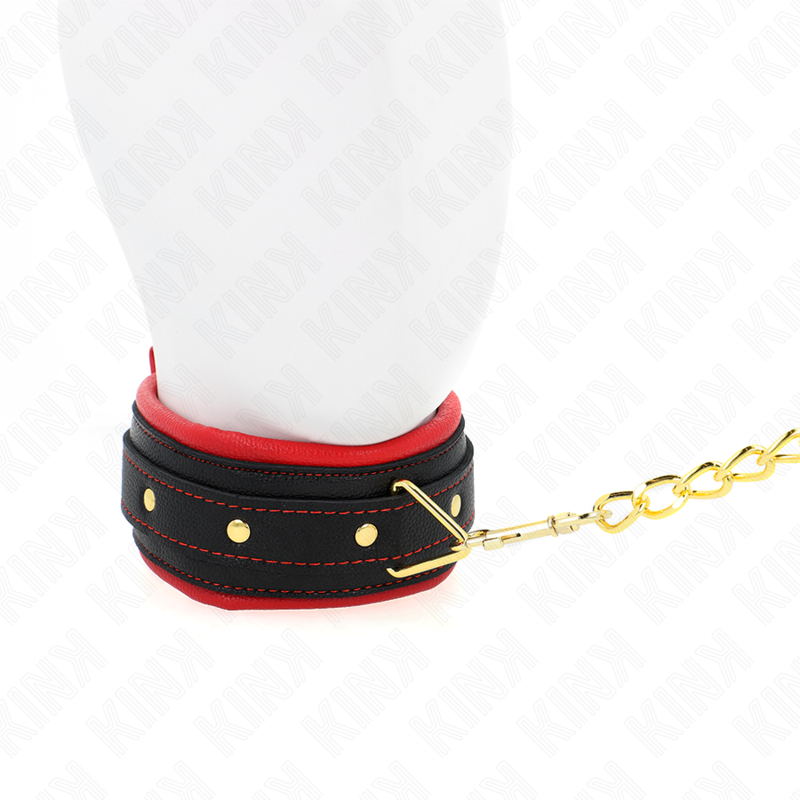 KINK - COLLAR WITH PLAIN FABRIC LEASH ADJUSTABLE 33-48 CM X 5.7 CM - Image 3