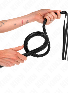 KINK - LONG WHIP WITH BEADS 110 CM