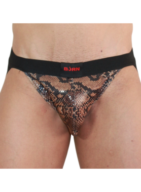 BURN - 002 JOCK SNAKE BLACK L