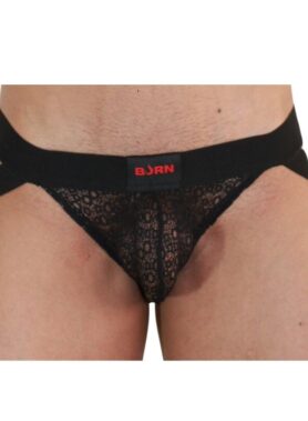 BURN - 005 JOCK LINGERIE BLACK M