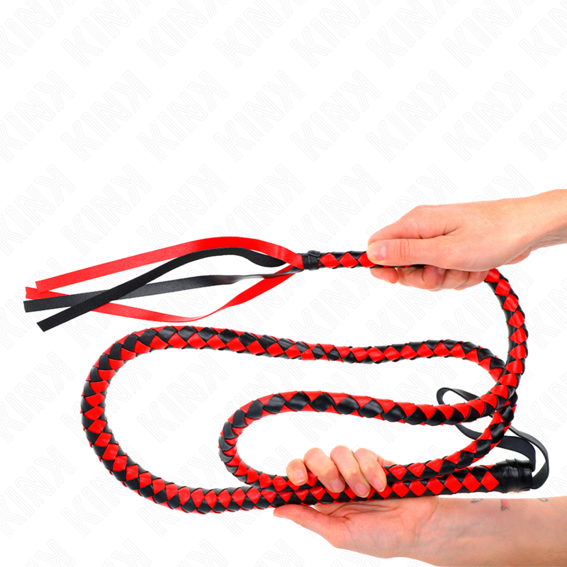 KINK - RED LONG SNAKE WHIP 210 CM - Image 3