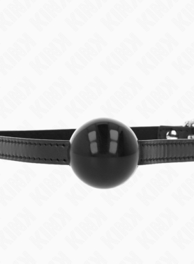 KINK - BLACK SINGLE SOLID BALL 4 CM GAG 65 x 1.5 CM