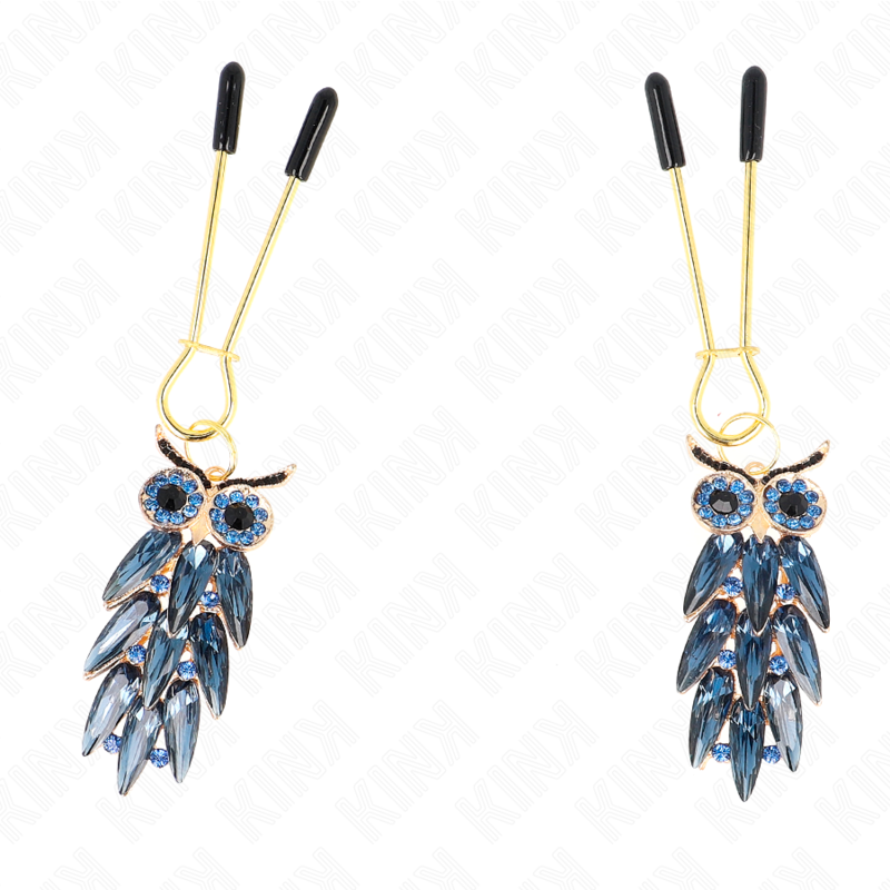 KINK - OWL PENDANT NIPPLE CLAMPS 6 CM - Image 2