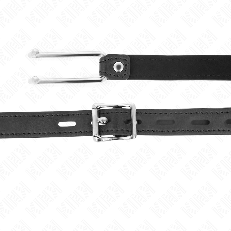 KINK - METAL HOOK GAG 11.5 CM WITH LEATHERETTE STRAP ADJUSTABLE 39-58 CM X 2 CM - Image 4