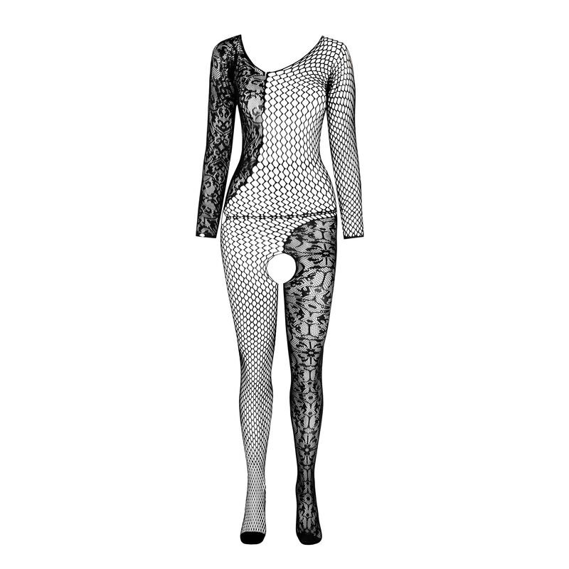 PASSION - BS 107 BODYSTOCKING WHITE ONE SIZE - Image 4
