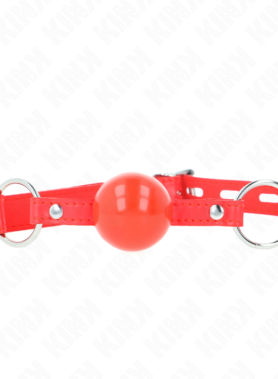 KINK - TPE BALL 4 CM GAG WITH ROJO LOCK 60 x 2 CM