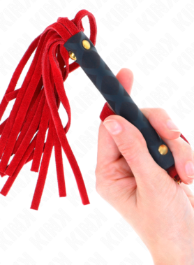 KINK - RED SUEDE MINI WHIP 30 CM