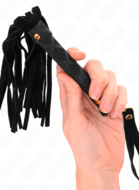 KINK - BLACK SUEDE MINI WHIP 30 CM