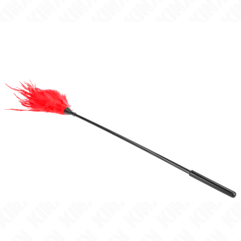 KINK - MULTIPLE RED TICKLE FEATHERS 45 CM - Image 3