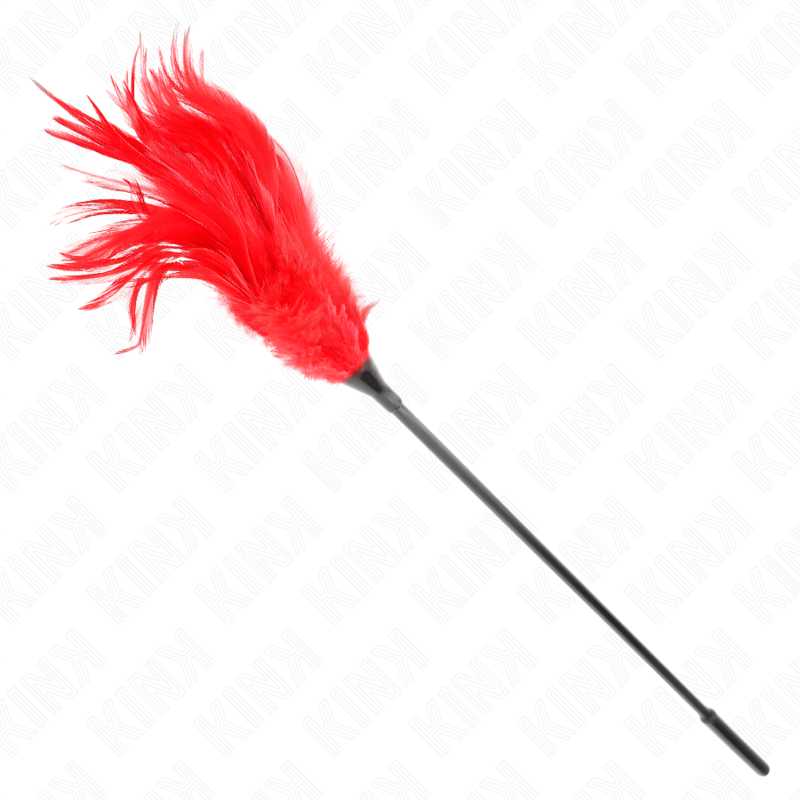 KINK - MULTIPLE RED TICKLE FEATHERS 45 CM - Image 4