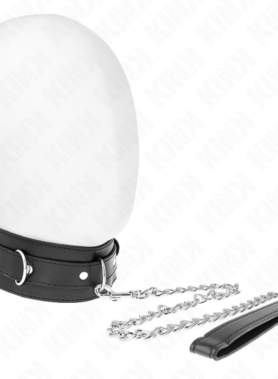 KINK - COLLAR WITH BELT 65 CM WITH STRAP BLACK 54 X 4.5 CM