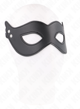 KINK - LEATHERETTE MASK WITH RIVETS MODEL 1 26 x 8 CM