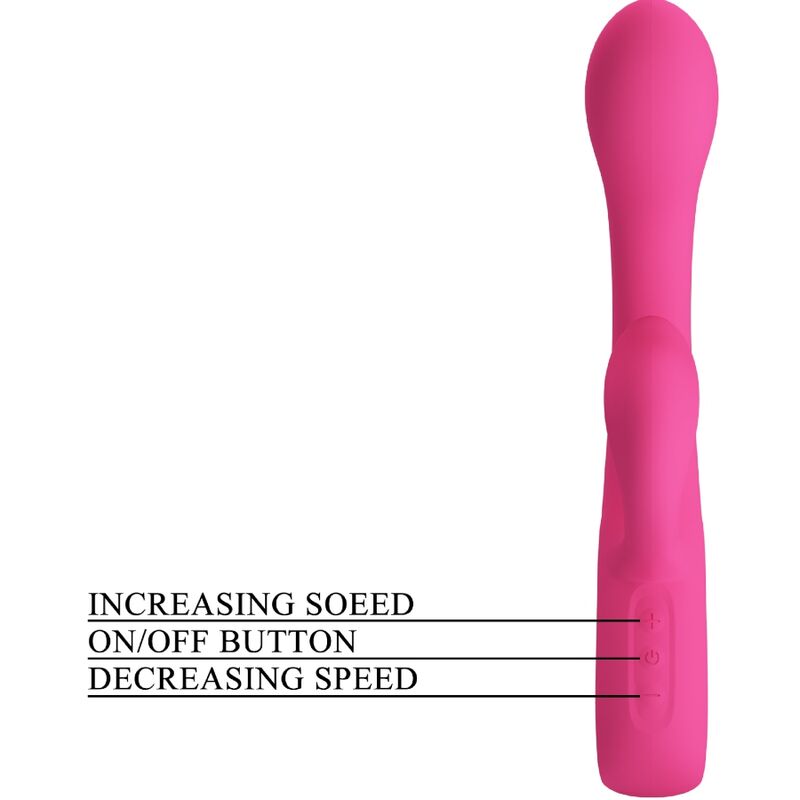 PRETTY LOVE - FRITZ RABBIT VIBRATOR 12 VIBRATIONS PINK - Image 6