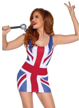 LEG AVENUE - COSTUME BRITISH FLAG S/M