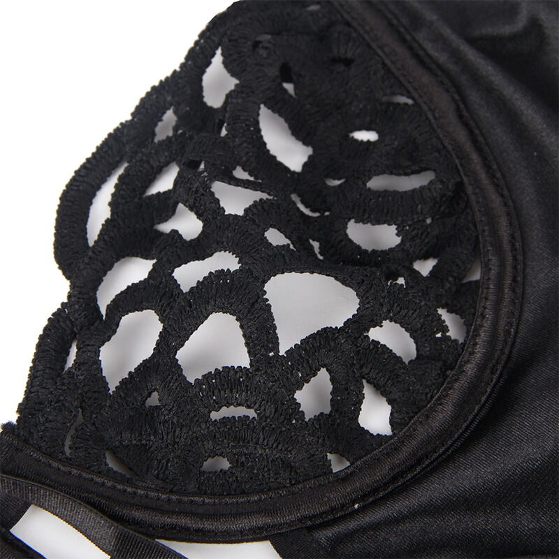SUBBLIME - 954055 SEXY LACE BODYSUIT BLACK S/M - Image 9