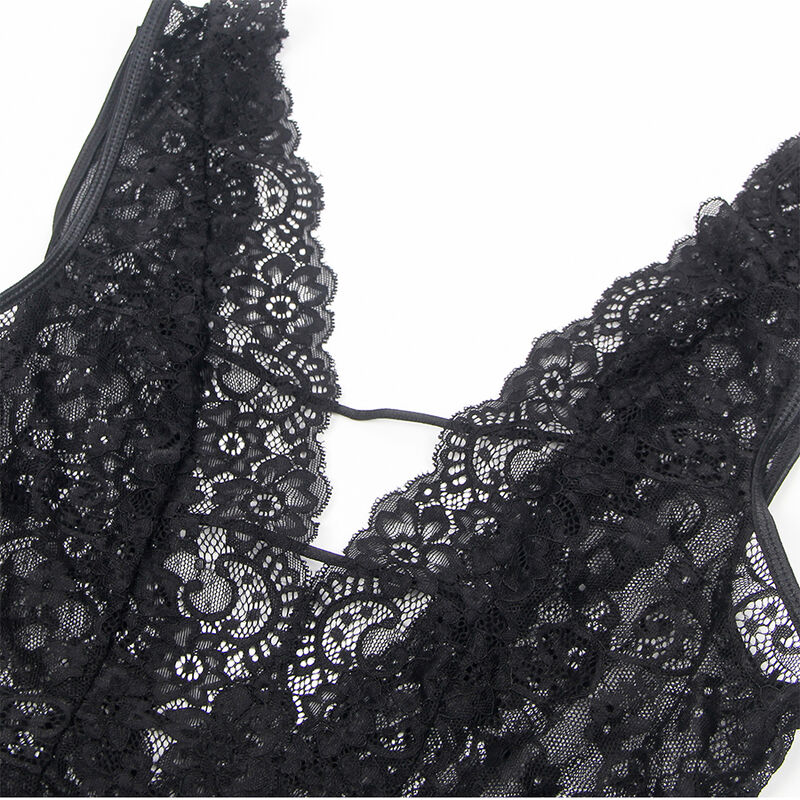 SUBBLIME - 954390 SEXY BODY WITH GARTER BELT BLACK L/XL - Image 8