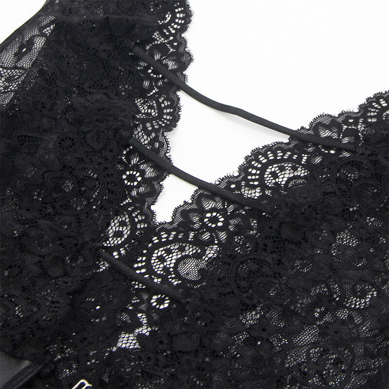 SUBBLIME - 954390 SEXY BODY WITH GARTER BELT BLACK L/XL - Image 7