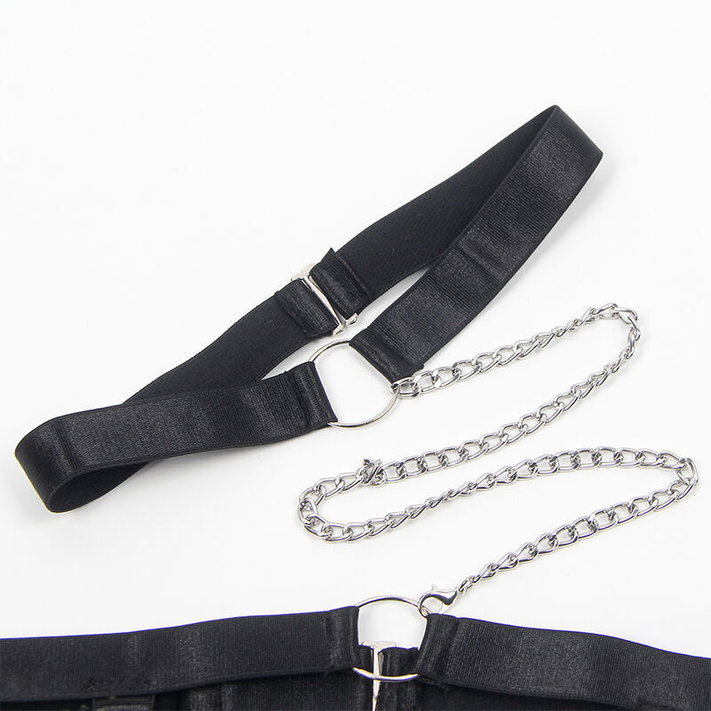SUBBLIME - 954390 SEXY BODY WITH GARTER BELT BLACK L/XL - Image 9