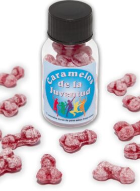 DIABLO PICANTE - 12 YOUTH CANDIES PENIS SHAPE STRAWBERRY/CHERRY