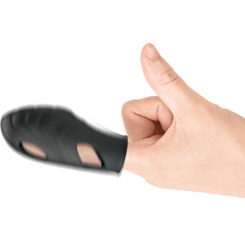 PRETTY LOVE - LICH SILICONE FINGER VIBRATOR BLACK - Image 4