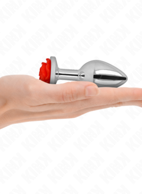 KINK - PLUG ANAL ROSE RED SIZE M
