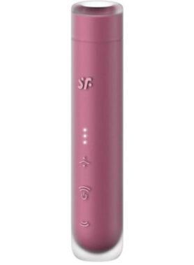 SATISFYER - FIRST KISS WAVE CLITORIS STIMULATOR GARNET