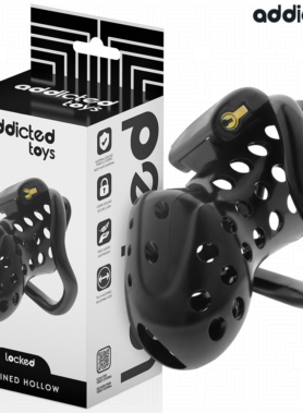 ADDICTED TOYS LOCKED - CHAINED HOLLOW PENIS CAGE 10.5 CM
