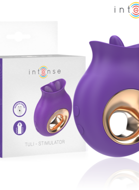 INTENSE - TULI CLITORIS STIMULATOR 9 VIBRATIONS & 9 OSCILLATIONS PURPLE