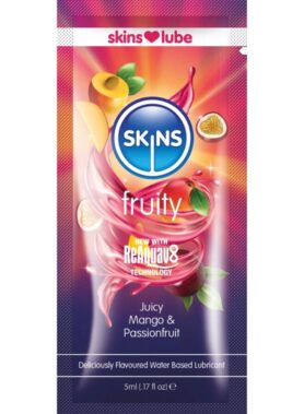 SKINS - FRUITY WATER-BASED LUBRICANT MANGO & PASSION FRUIT SINGLE-DOSE 5 ML